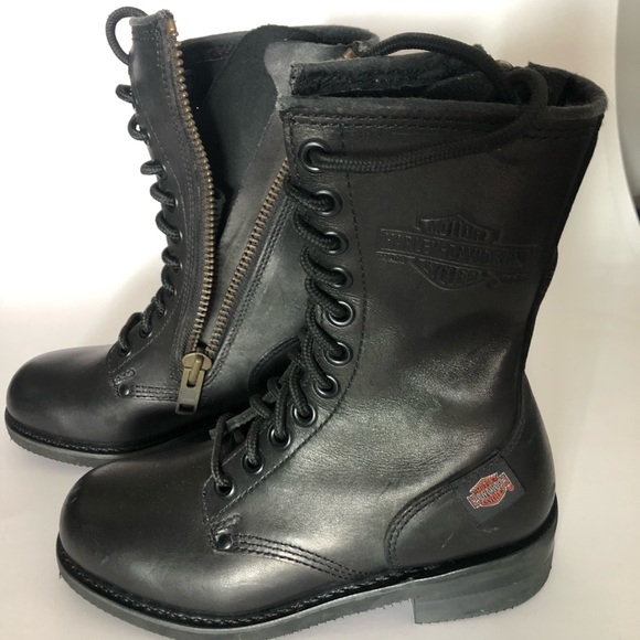 Harley Davison Combat Boots - Picture 4 of 7